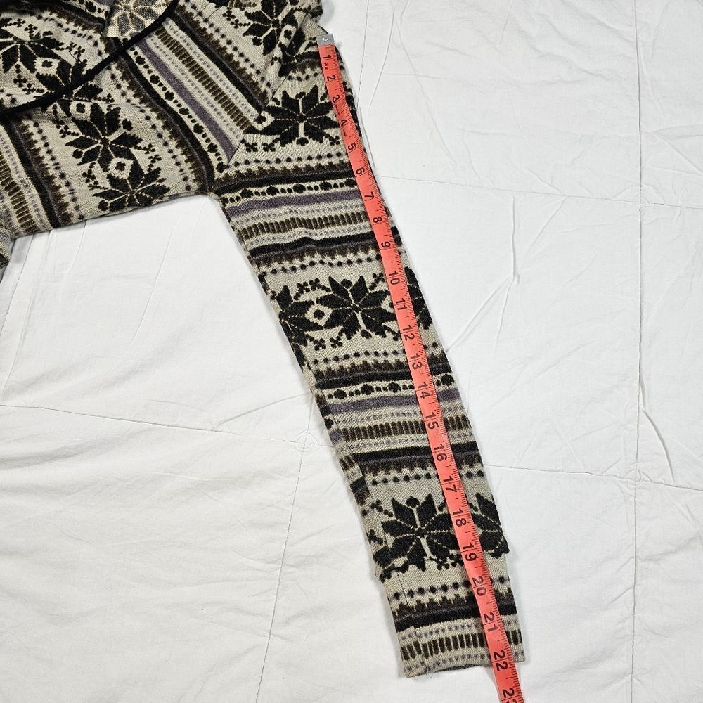 Earthbound Winter Snowflake Hoodie Sweater Dress Women's Size Small‎ - Picture 9 of 10